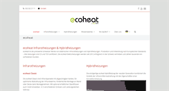 Desktop Screenshot of ecoheat.ch
